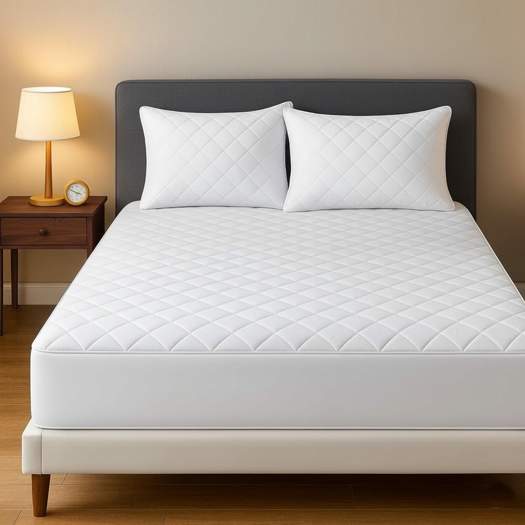 Quilted Mattress Protector — Extra Deep, Anti-Allergy